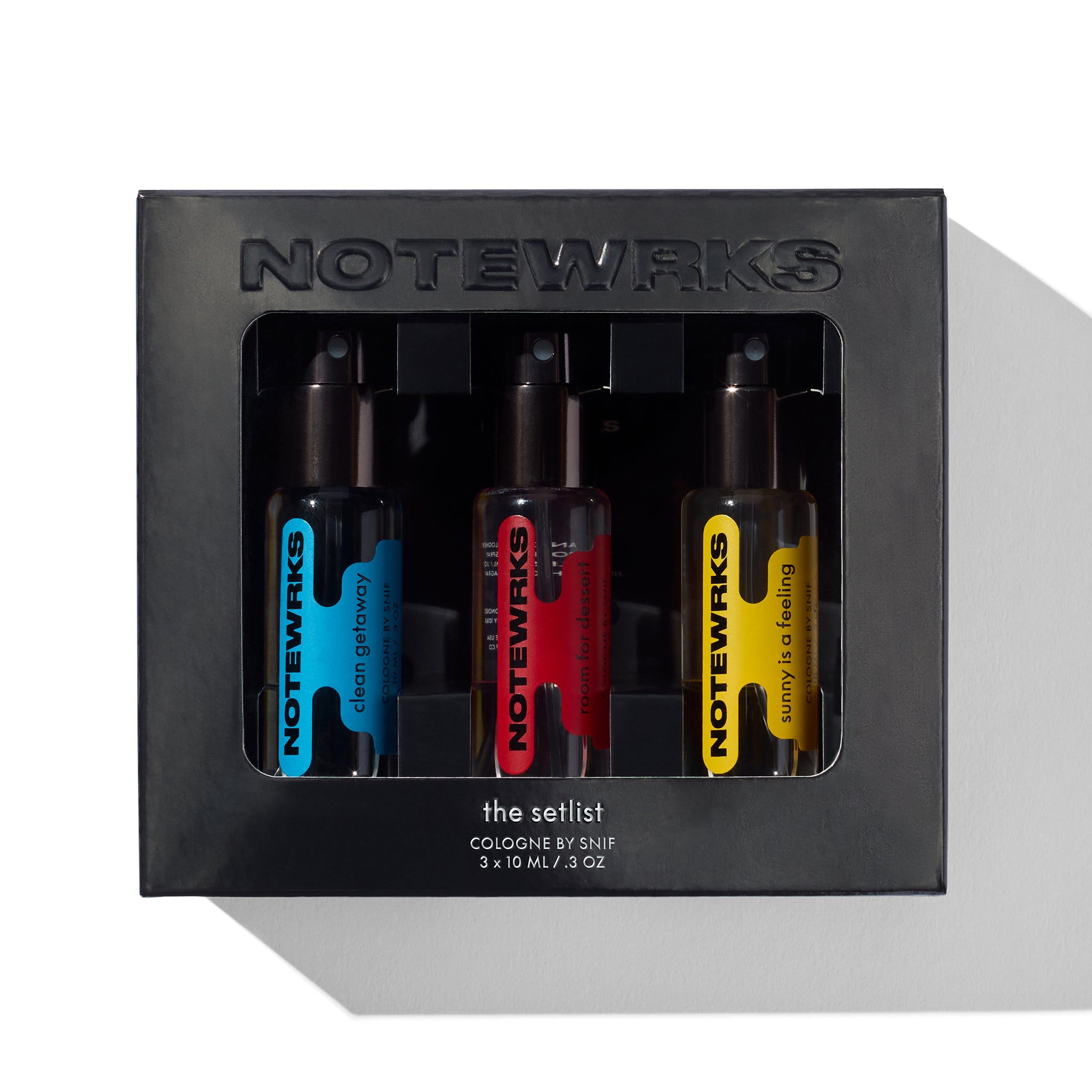 SETLIST TRAVEL SET - 3 x 10 ML COLOGNES image 1