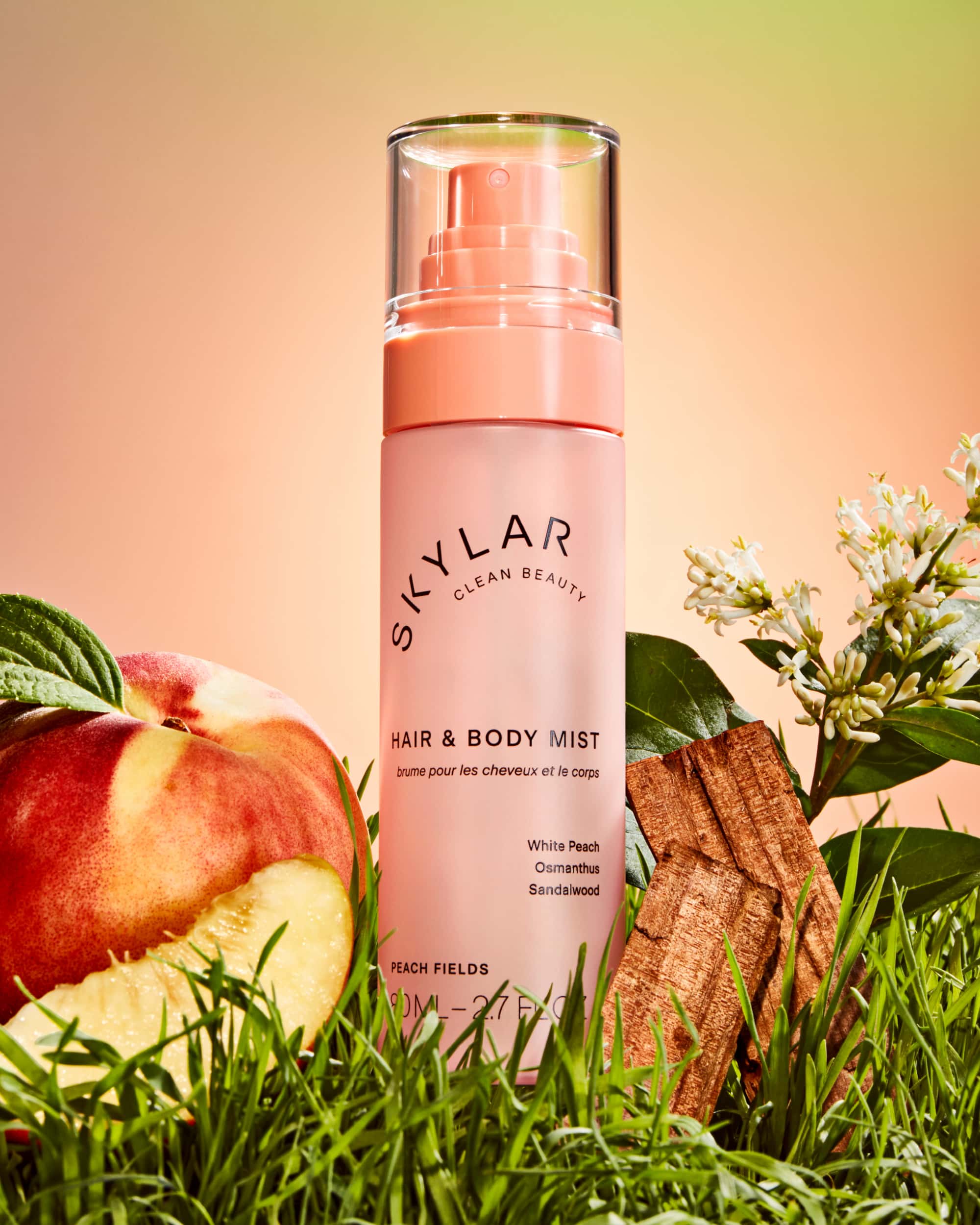 Peach Fields Hair & Body Mist image 1
